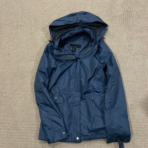North End Blue Medium Womens Rain Jacket
